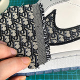small dior fabric for air dior swoosh