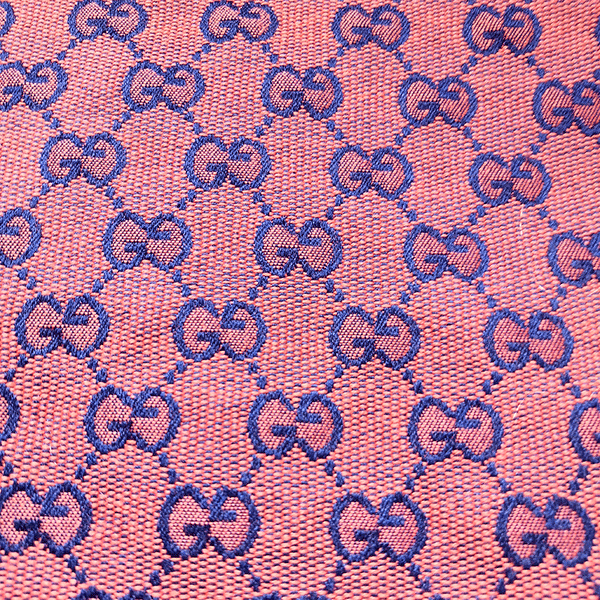 Orange Jacquard Designer Fabric By The Yard, GG Fabric For Custom Shoes –  notallfabric