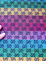 rainbow gucci fabric