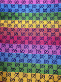 gucci fabric rainbow