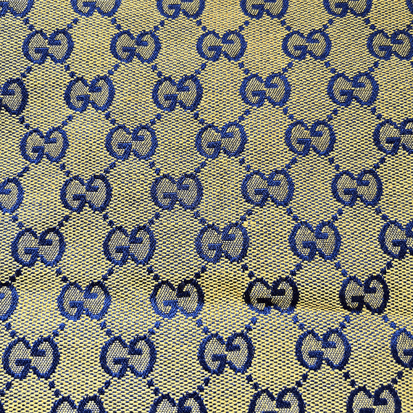 Yellow gucci fabric