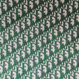 green dior fabric