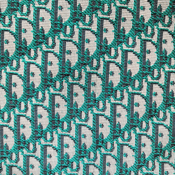 Turquoise dior fabric